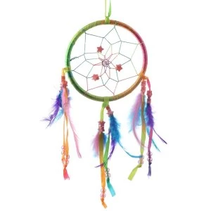 Image of Small Decorative Rainbow Dreamcatcher