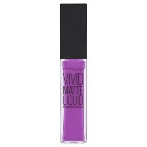 Image of Maybelline Color Sensational Vivid Matte Liquid Vivid Violet Purple
