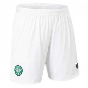 Image of New Balance Celtic Home Shorts 2019 2020 Junior - White