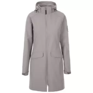 Image of Trespass Womens/Ladies Maria Soft Shell Jacket (S) (Pale Grey Marl)