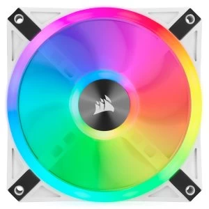 Image of Corsair iCUE QL140 White with Addressable RGB PWM Fan -140mm