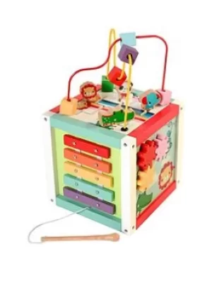 Image of Fisher-Price Fisher Price Wooden Activity Cube