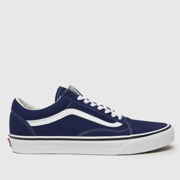 Image of Vans old skool trainers in blue Blue UK 7 (EU 40½)