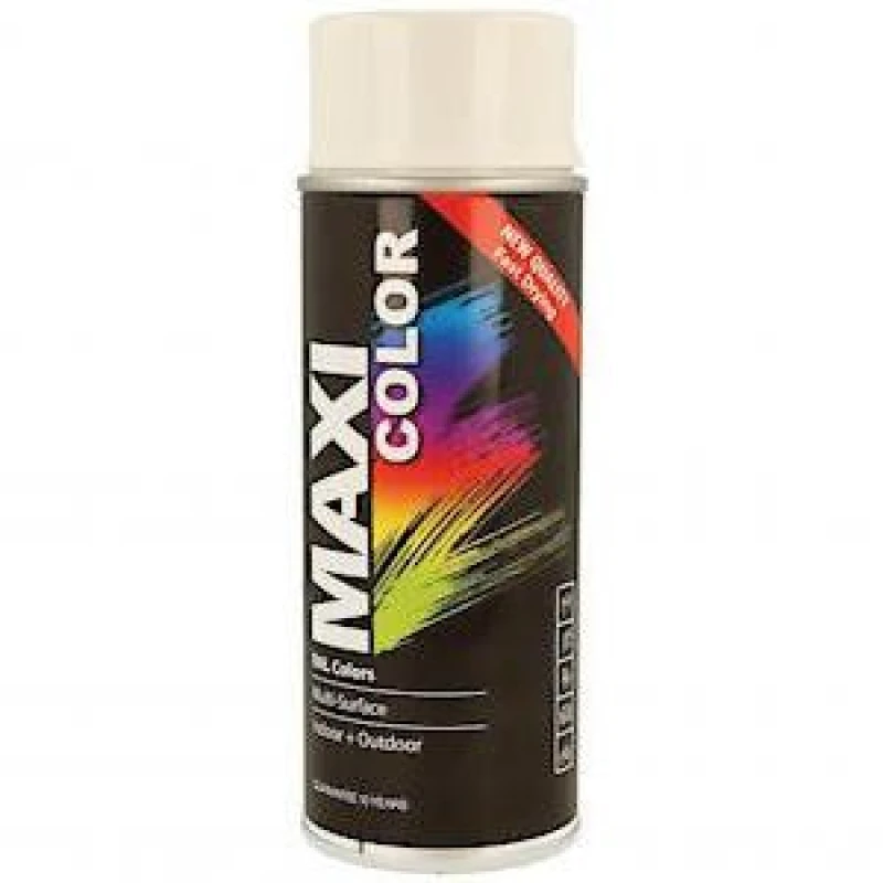 Image of MAXI COLOR Quick Drying Spray Paint MATT White 400ml 056382 056382