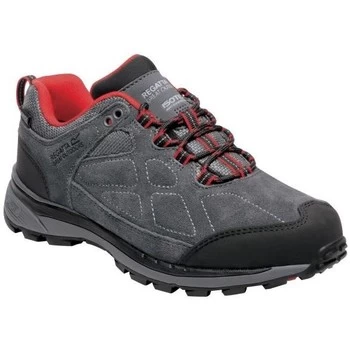 Image of Regatta LADY SAMARIS Suede Low Shoes womens Sports Trainers (Shoes) in Brown,4,6.5,7,8