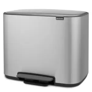 Image of Brabantia Bo Pedal Bin 36 Litre Matt Steel FPP