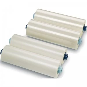 Image of GBC Laminating Roll Film 635mm x75m 75micron Clear (Pack of 2)