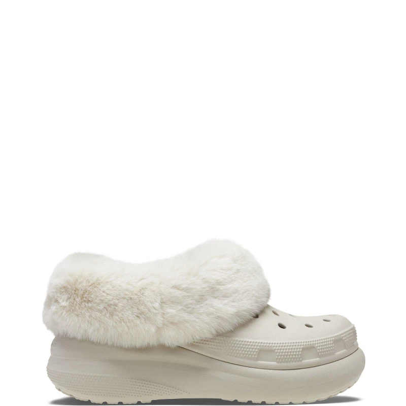 Image of Crocs Unisex Furever Crush Shoe Shoes Pumice W5/M4
