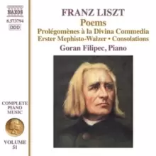 Image of Franz Liszt: Poems/Prolegomenes a La Divina Commedia