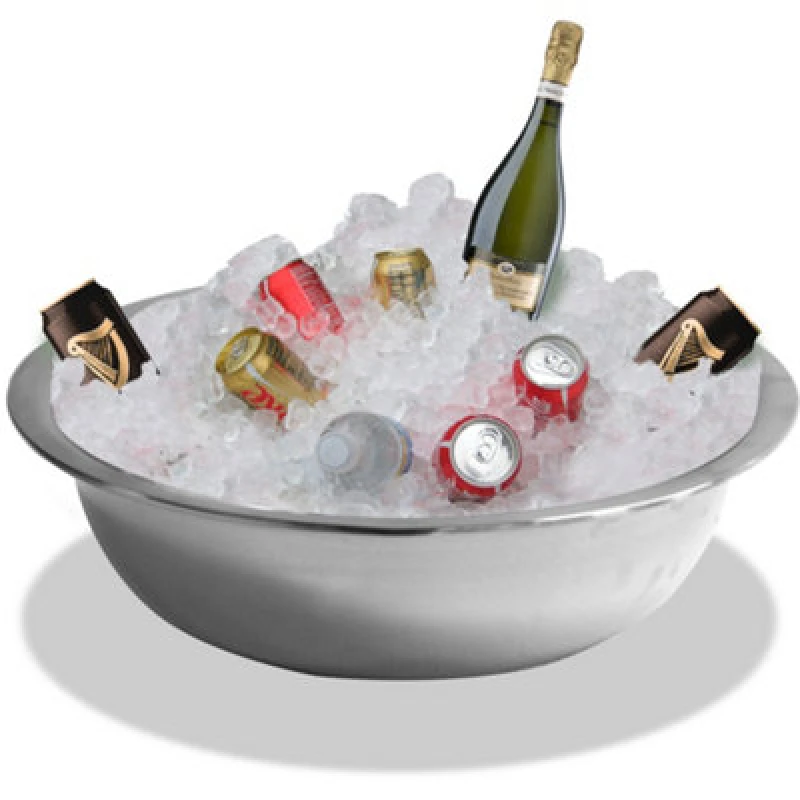 Image of Centurion Supports Fireology Collection Stainless Steel Ice Bucket Bowl - For Use With All Fireology Stands