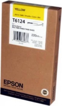 Image of Epson T6124 Yellow Ink Cartridge