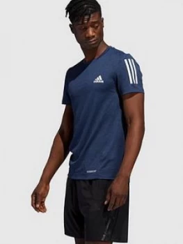 Image of Adidas Aeroready T-Shirt - Navy