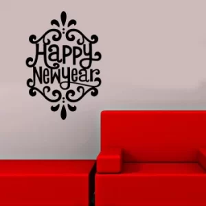 Image of KBSNOEL-9 Black Decorative Wall Sticker