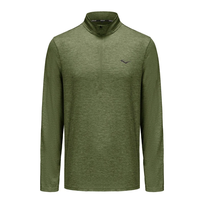 Image of Everlast Flex 1/4 Zip Mens Khaki Marl male S