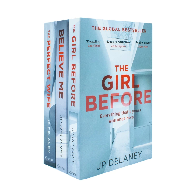 Image of JP Delaney 3 Books Collection Set (The Girl Before, Believe Me & The Perfect Wife) JP Delaney Books
