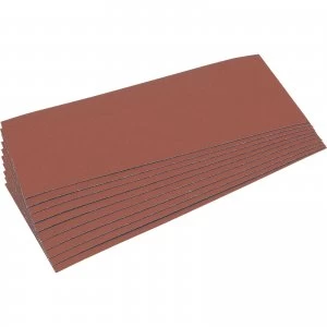 Image of Draper Clip On 1/2 Sanding Sheets 100g Pack of 10