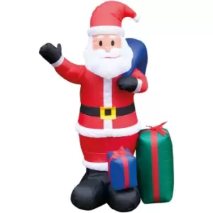 Image of St Helens Inflatable Santa Claus w/ Presents 154cm