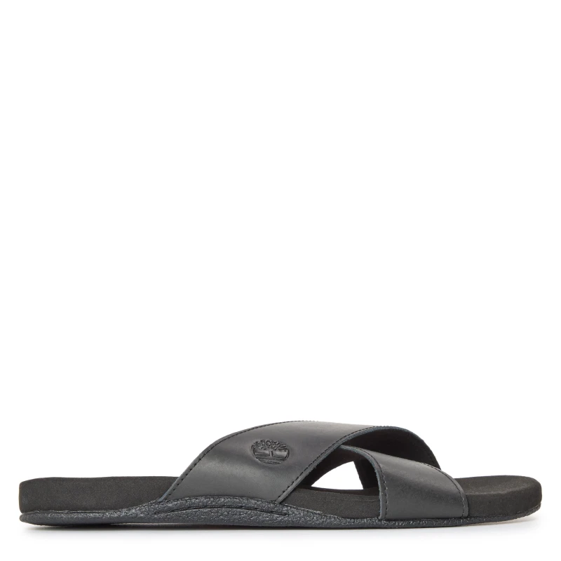 Image of Timberland Mens Slide Flat Sandals Jet Black male 6.5 (40)