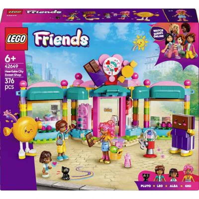 Image of LEGO LEGO Friends Heartlake City Sweet Shop Role-Play Toy 42649