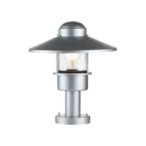 Image of Klampenborg Outdoor Pedestal Light Silver, IP44