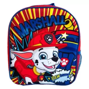 Image of Childrens/Kids Marshall Pawsome Backpack (One Size) (Navy/Red) - Paw Patrol