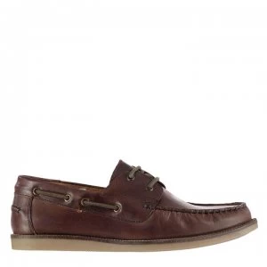 Image of Firetrap Avisos Boat Shoes Mens - Brown