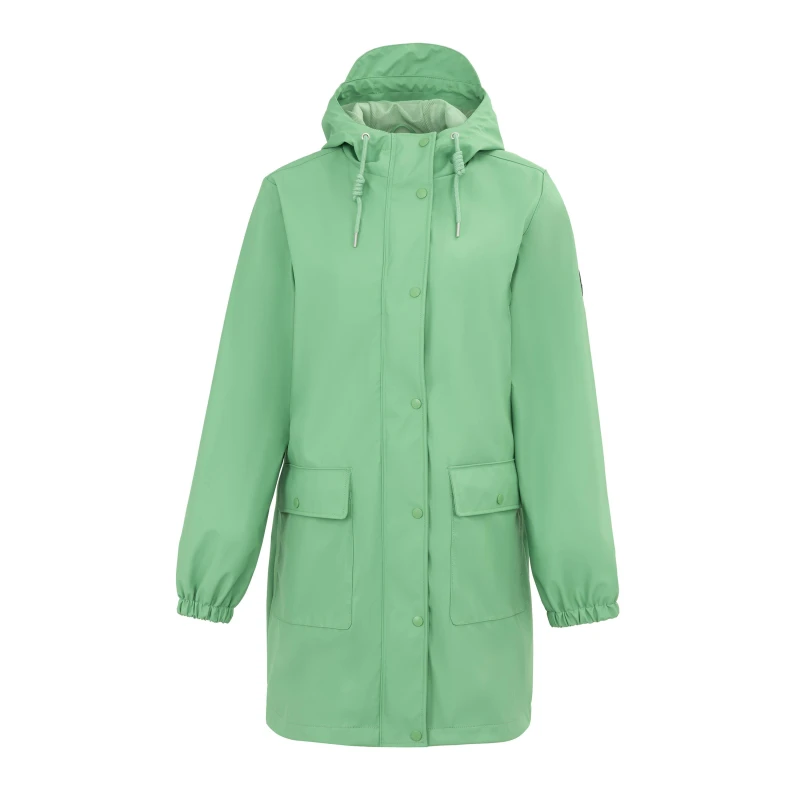 Image of Gelert Womens Coast Reversible Long Sleeve Waterproof Jacket Moss Green female 8 (36)