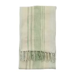 Image of Simply Green Florida Stripe Throw Green