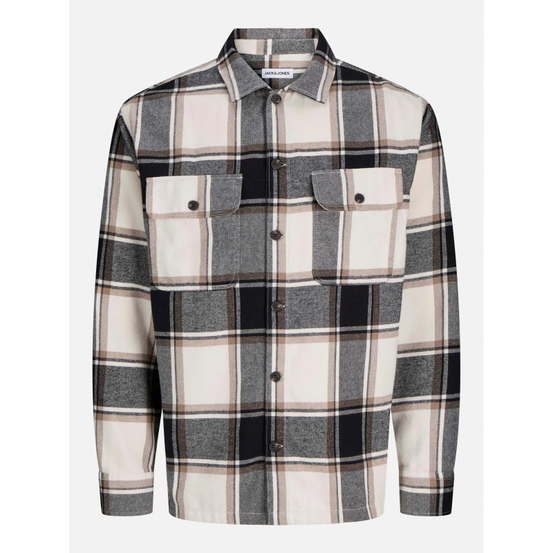Image of Jack and Jones Charge Overshirt Mens Crockery male L