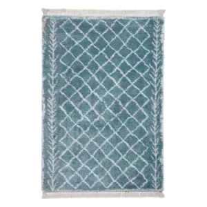 Image of Boho 7043 Rug Blue