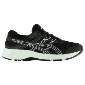 Image of Asics Gel Contend 6 Junior Boys Trainers - BLACK/WHITE