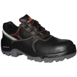 Image of Delta Plus Mens Phocea Composite Water Resistant Leather Safety Shoes (UK 8) (Black) - Black
