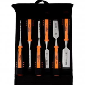 Image of Bahco 6 Piece Bevel Edge Chisel Set