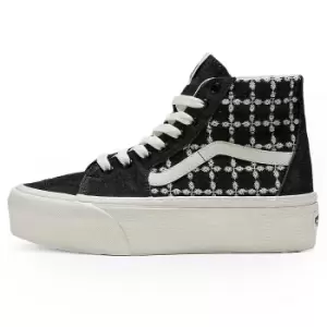 Image of vans UA SK8-Hi, DENIM MIX BLACK