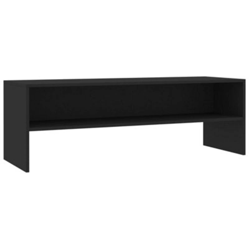 Image of vidaXL TV Cabinet Black Engineered Wood HiFi TV Stand Sideboard Furniture
