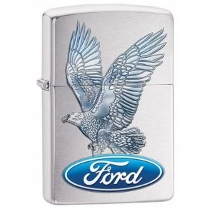 Image of Zippo Ford Eagle Brushed Chrome