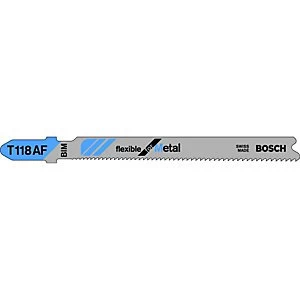 Image of Bosch T118AF Metal Jigsaw Blades - Pack of 5