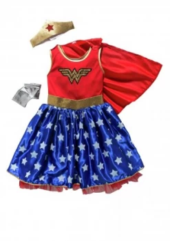 Image of DC Wonder Woman Childrens Fancy Dress Costume 3 4 Years