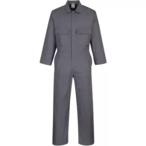 Image of S999 sz xl Grey Work Euro Boiler Suit Coverall Overall ppe Mechanic - Portwest