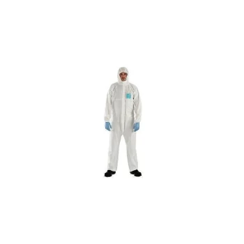 Image of Coverall with Hood White 2X Large - Microgard
