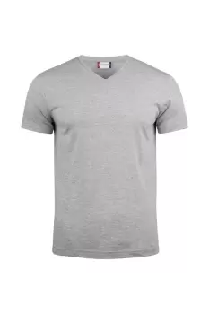 Image of Melange V Neck T-Shirt