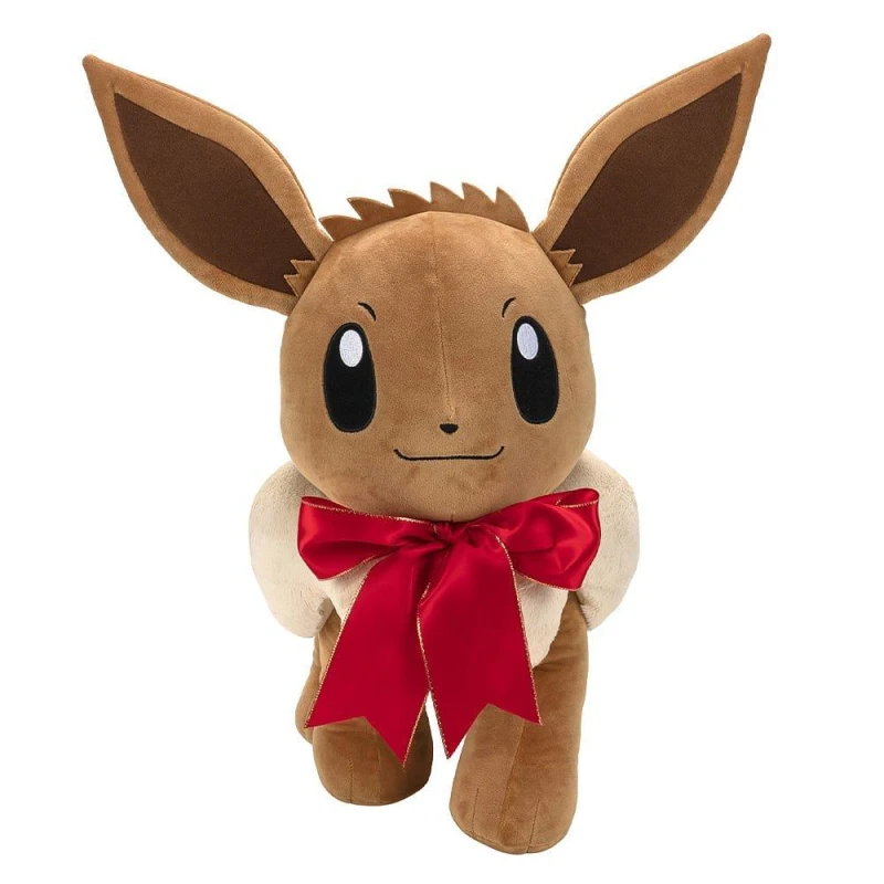 Image of Pokemon Pokmon Holiday Eevee 24" Plush - Black One Size