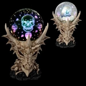 Image of Dragon Skull LED Metallic Orb