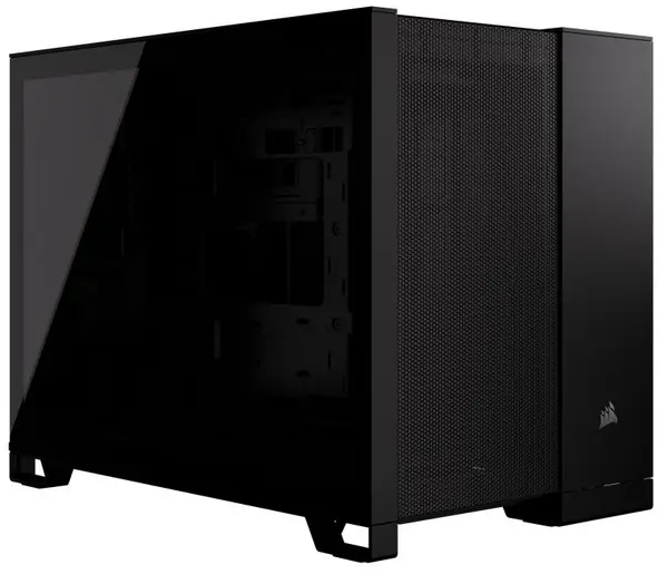 Image of Corsair 2500D Airflow Micro ATX Dual Chamber PC Case - Black