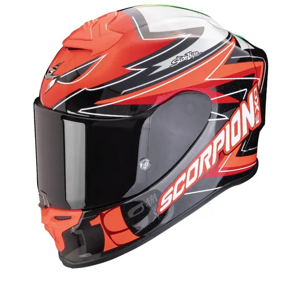 Image of Scorpion EXO-R1 Evo Air Alvaro Red Full Face Helmet Size S