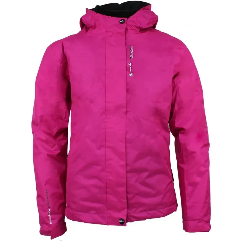 Image of Girl's fleece jacket Peak Mountain Fajik Rose Female 4 ans
