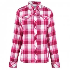 Image of Columbia Henry Long Sleeve Shirt Ladies - Wine Berry