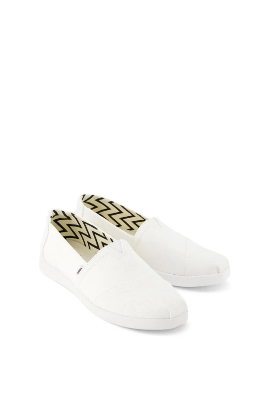 Image of TOMS Womens Alpargata Plus Shoe in White Size: 4 White Female 4