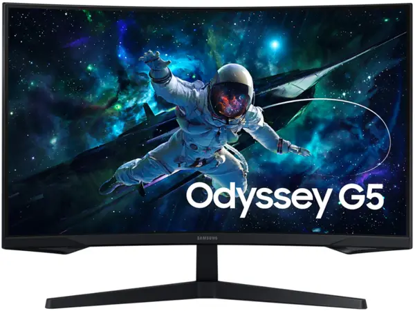 Image of Samsung Odyssey G5 32" LS32CG552EUXXU Quad HD Gaming LED Monitor