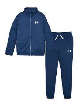 Image of Urban Armor Gear Knitted Tracksuit - Navy/White